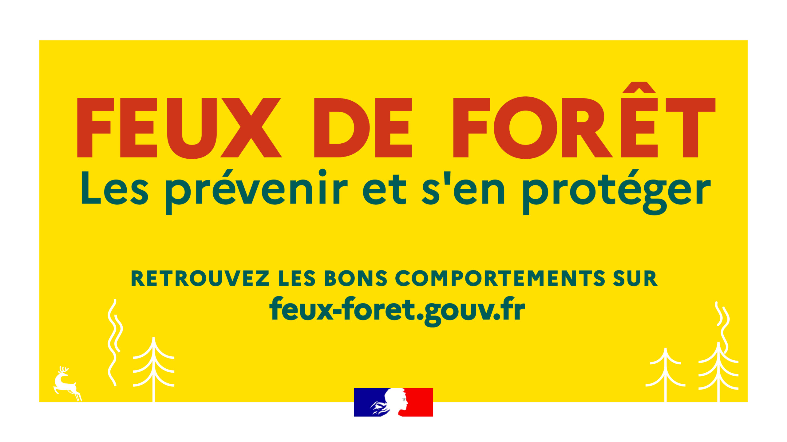 Campagne de sensibilisation aux feux de forêt et de végétation ADN